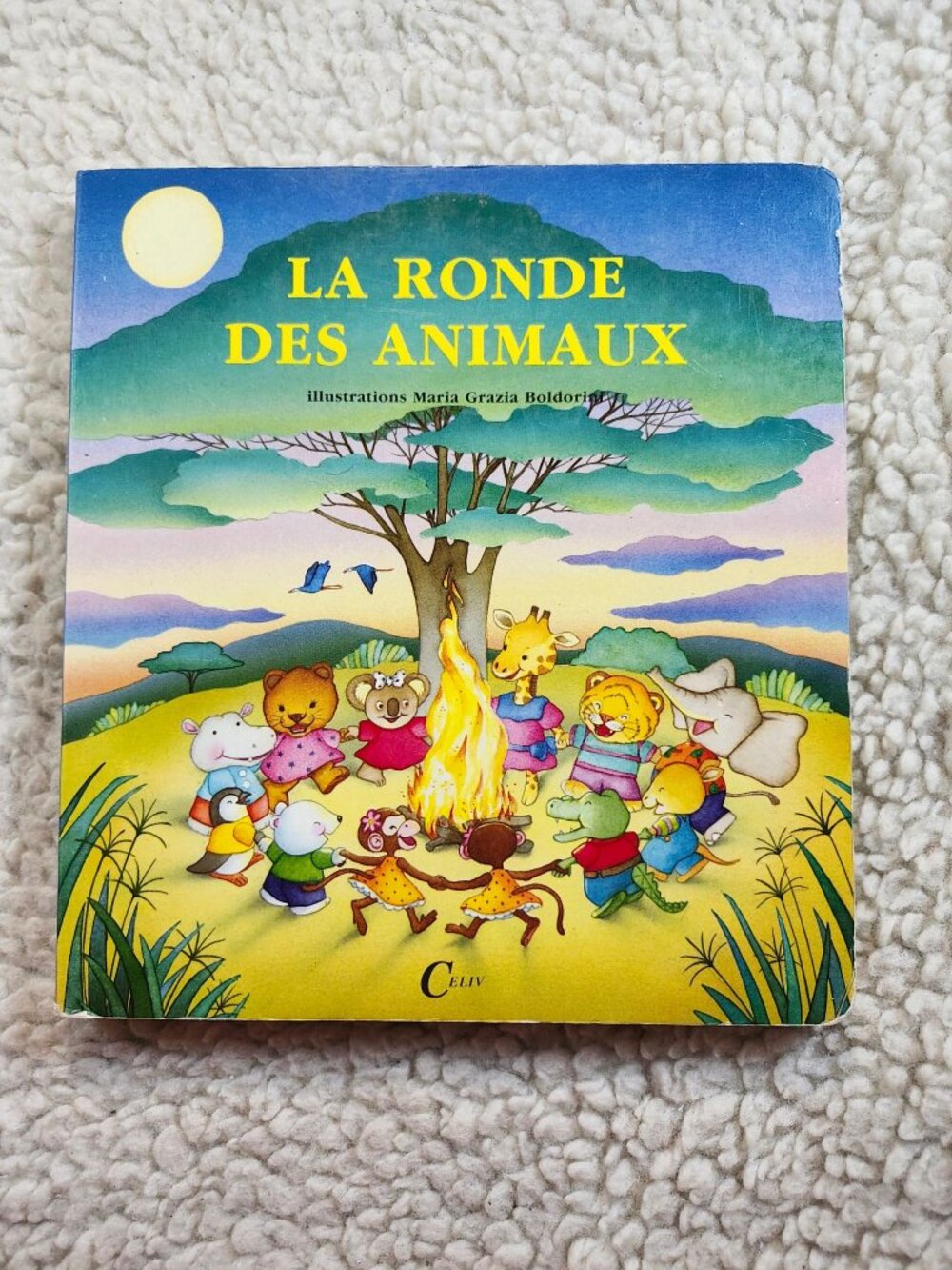 La Ronde Des Animaux Board Book French Kids Maria Grazia Boldorini CéLiv 1996